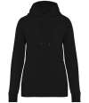 NS422 Native Spirit Ladies Raglan Sleeve Hoodie Black colour image